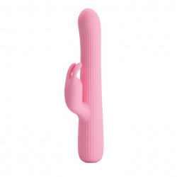 Królik wibrator z masażerem rotacyjny 18cm 4tryby
